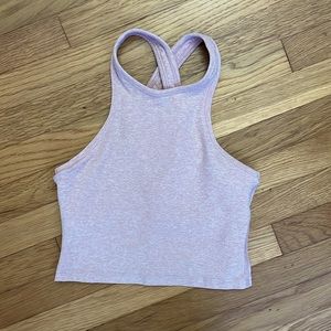 Beyond Yoga - Spacedye Studio Cropped Tank - Tinted Rose-Pink Quartz - XS